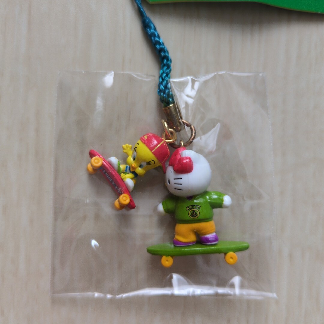 ご当地 ご当地 キティ ストラップ TWEETY＆KITTY 根付 キティ