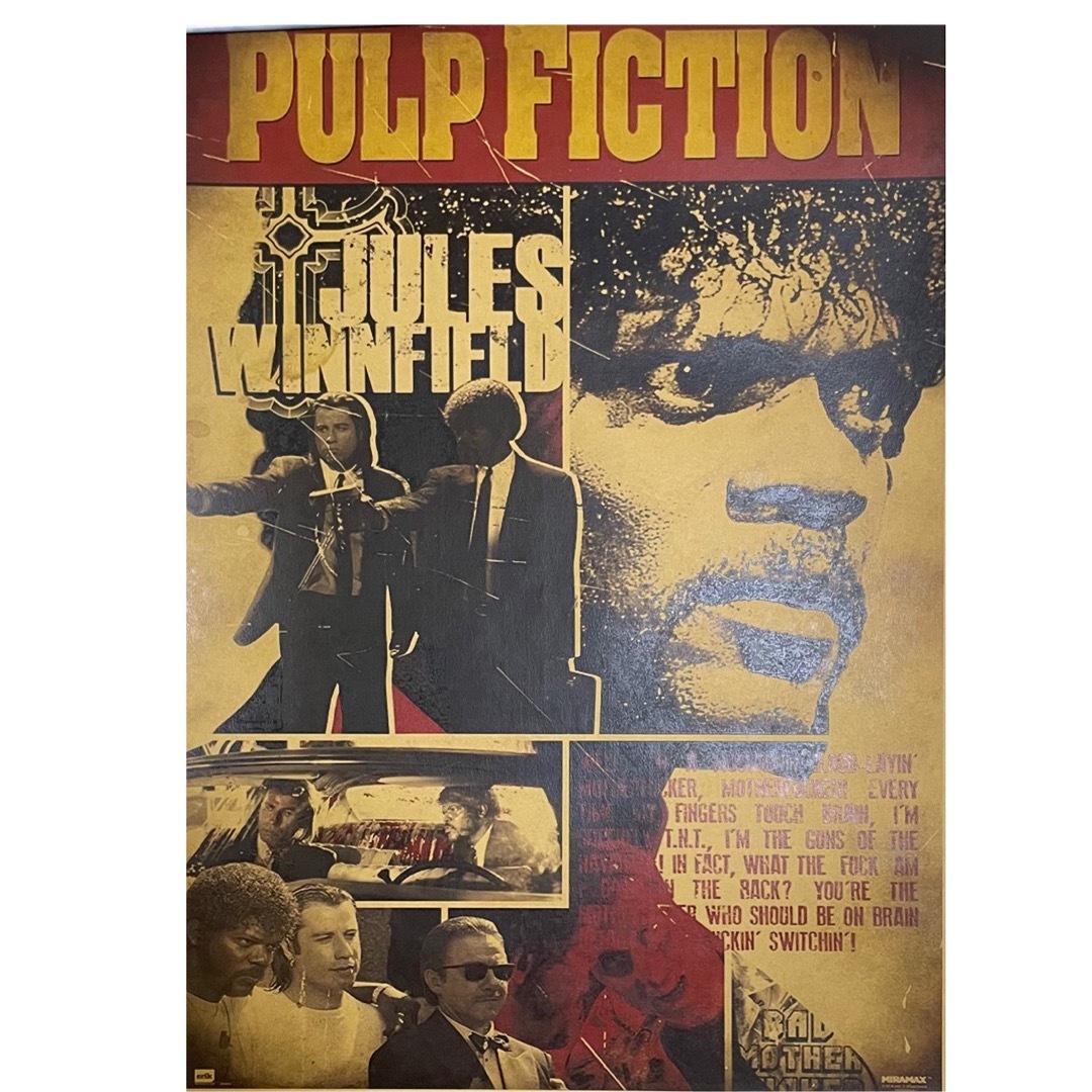 K559A3 パルプフィクション 映画 ポスター クエンティン