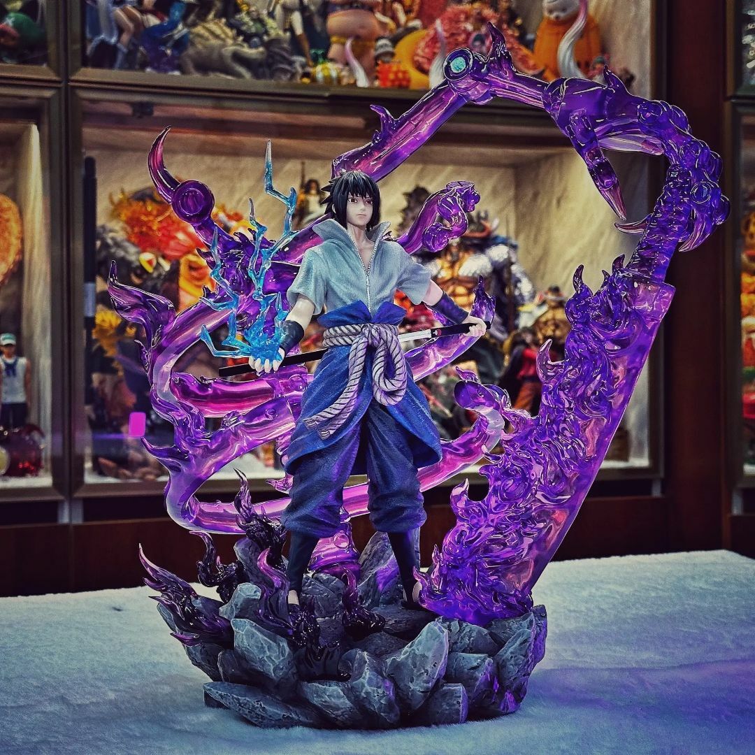 ナルト うちはサスケ ガレージキット 塗装済み完成品 フィギュア 1/6