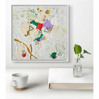 栗原喜依子、【静かな日・夏】、希少な画集画、新品高級額 額装付