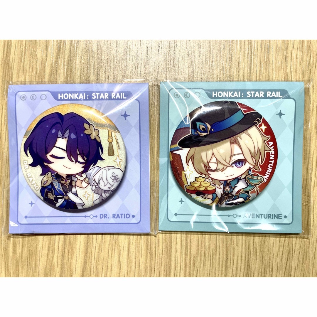 崩壊：スターレイル スタレ 新春 アベンチュリン レイシオ 缶バッジ の
