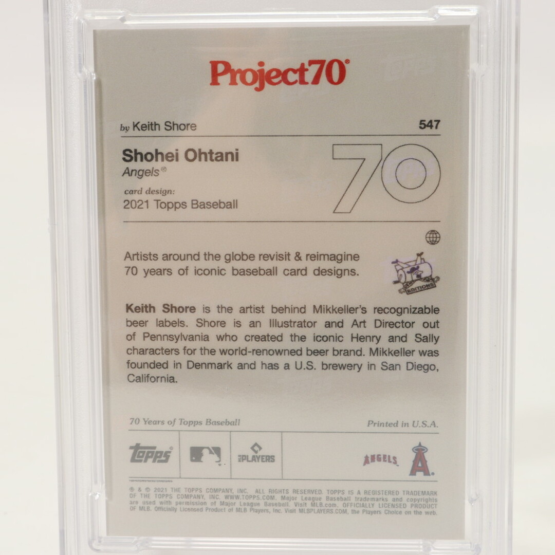 希少 レア 極美品 2021 TOPPS Project 70 大谷翔平 選手 ポケカ