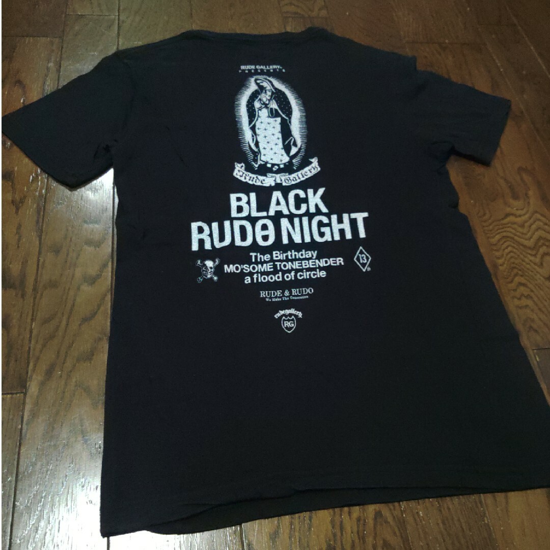 RUDE GALLERY - rude gallery black rude night Tシャツ XSの通販 by