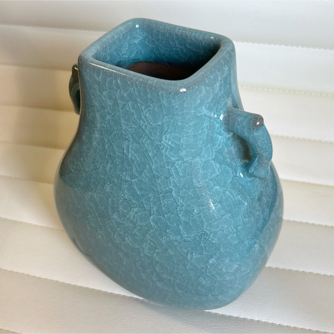 たち吉 - 橘吉 たち吉 九重青磁 貫入 花瓶 花入 花生 フラワーベース