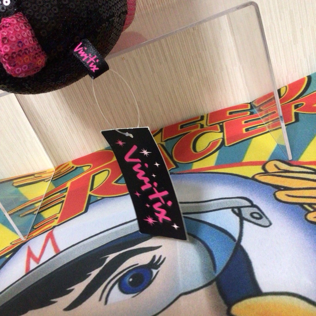 サンリオ - ハローキティ Vivitix ぬいぐるみ スパンコール ピンクの