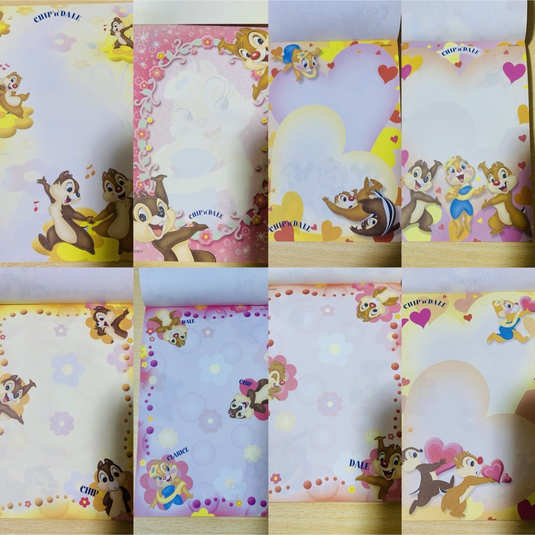 Disney - 平成レトロ ディズニー チップとデール バンビ アラジン メモ