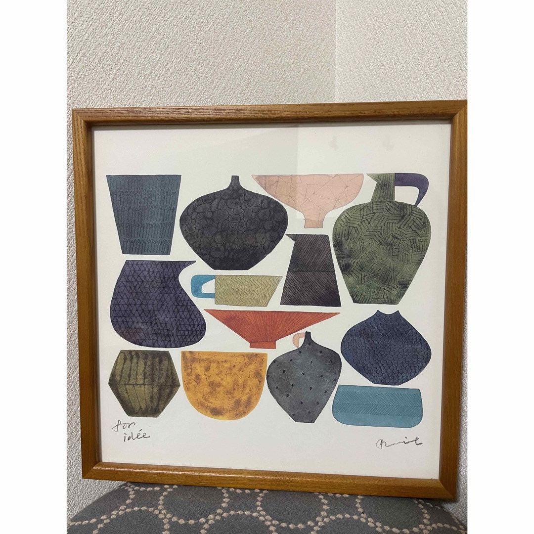 IDEE - バーズワーズ BIRDS' WORDS 額装ポスター UTUWA ウツワ の通販