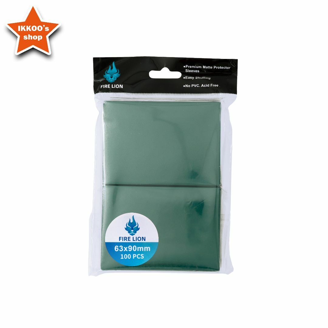 待望の単品発売】遊戯王 ミニサイズ スリーブ ダークグリーン 100枚入