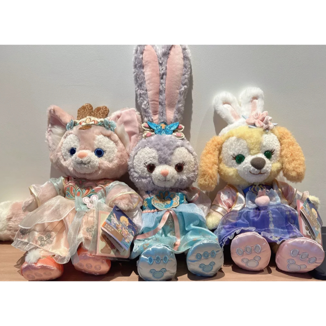 上海ディズニー 2024中秋 ステラルー リーナベル クッキーアン ぬいぐるみS