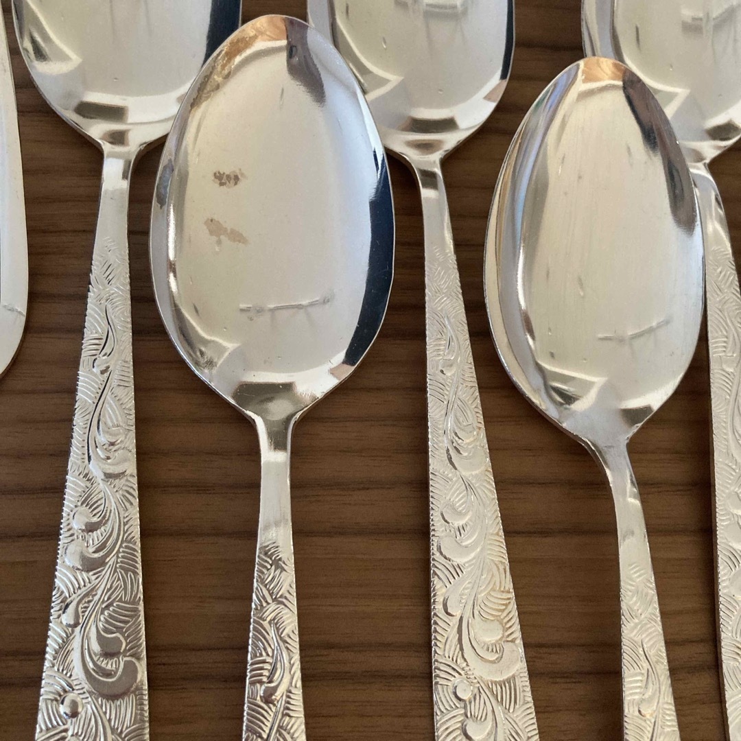 AZUMA SHOUJI - AZUMA 銀仕上げカトラリーSET ステンレス 昭和レトロの