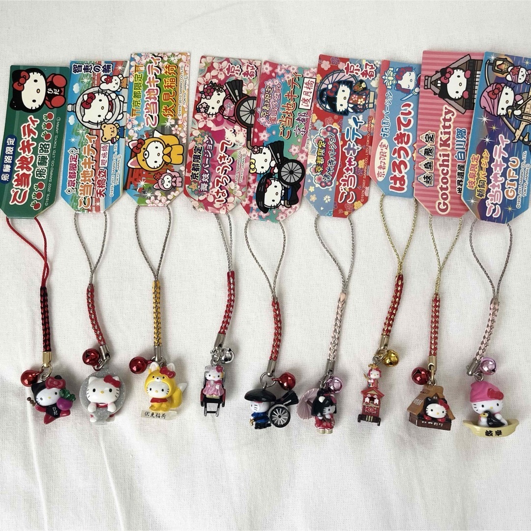 ハローキティ キティ ご当地 根付け ストラップ まとめ売り ごくせん