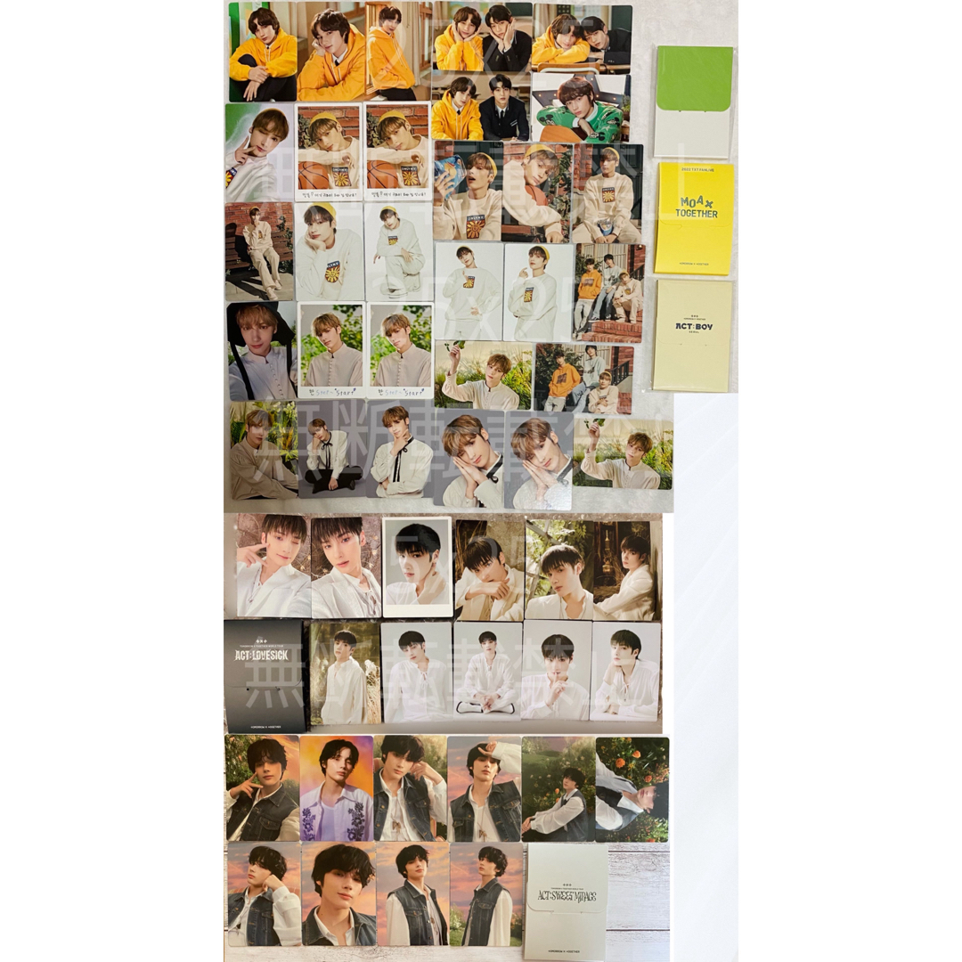 TXT 公式 FC継続 トレカ ラキドロ ミニフォト ヒュニンカイ 公式】 TXT