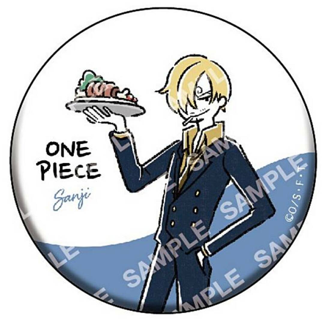 サンジ(フルカラー)】ワンピース ONE PIECE 缶バッジコレクション-ゆる