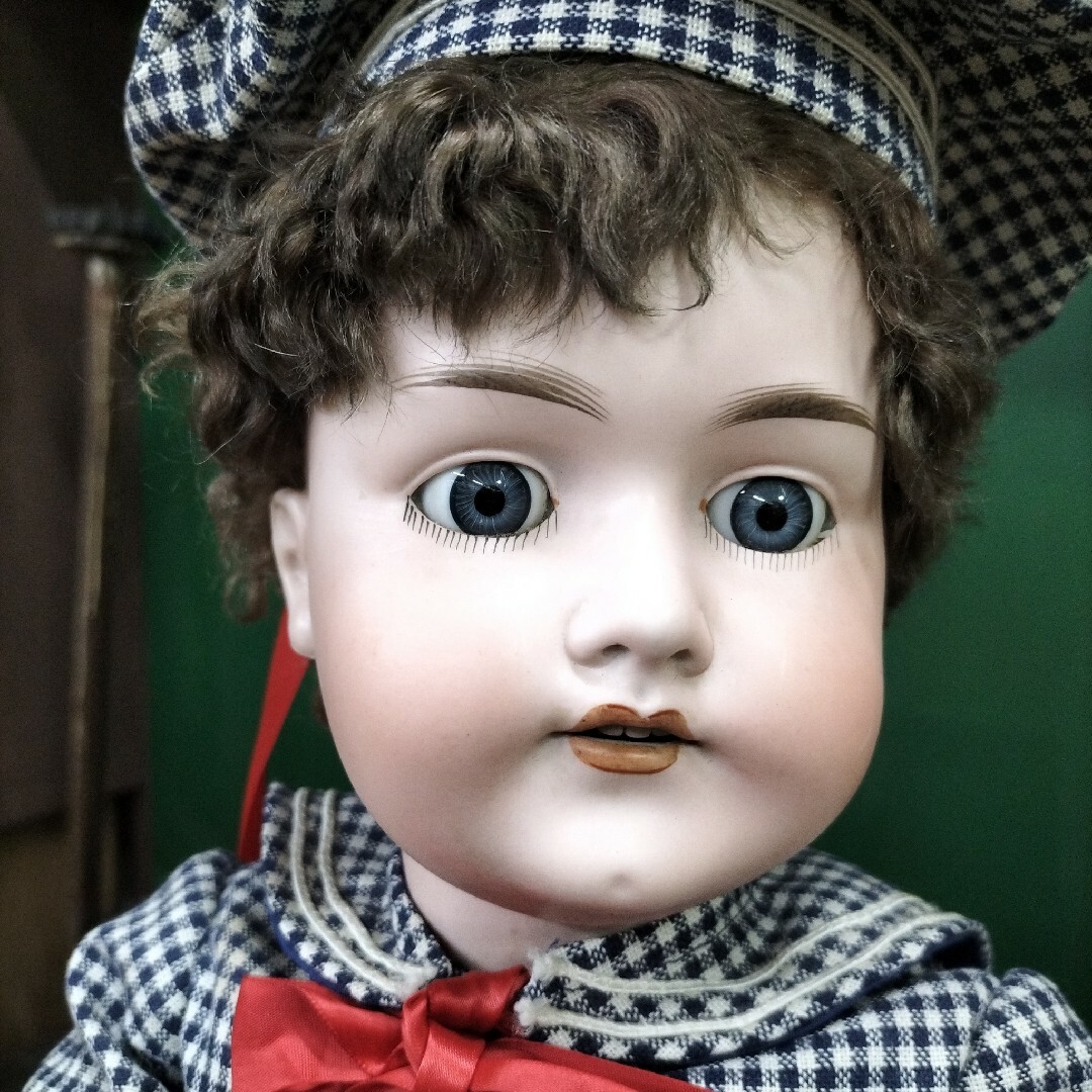 ビスクドール 珍しい男の子 第一次世界大戦モデル アーモンド