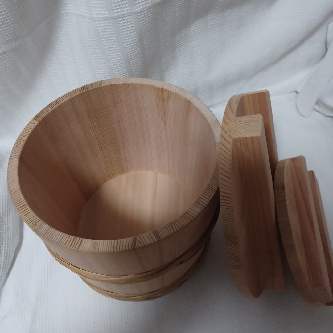 オンライン 大館天然秋田杉、ぬか漬け樽