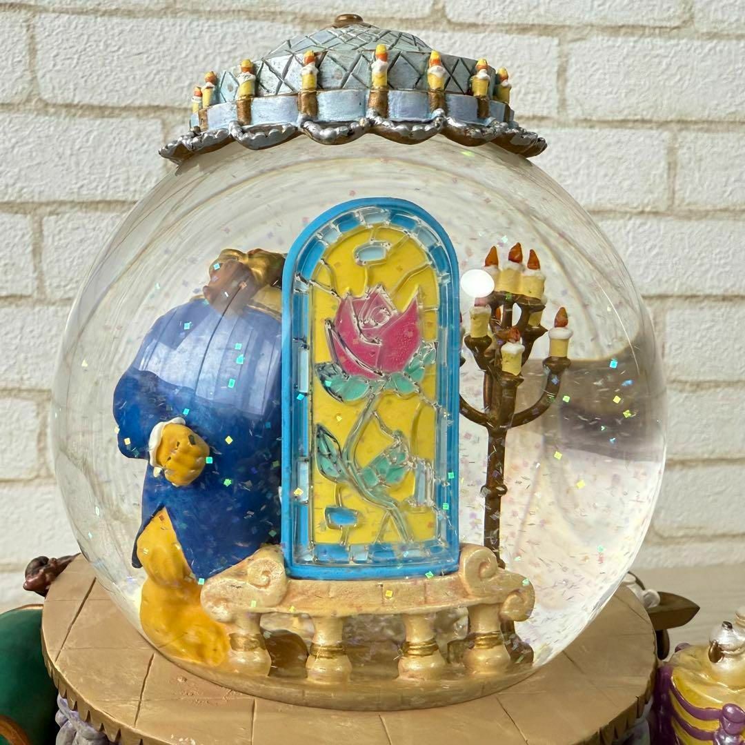 Disney - 希少 廃盤品☆ディズニー 美女と野獣 ライトアップ スノー