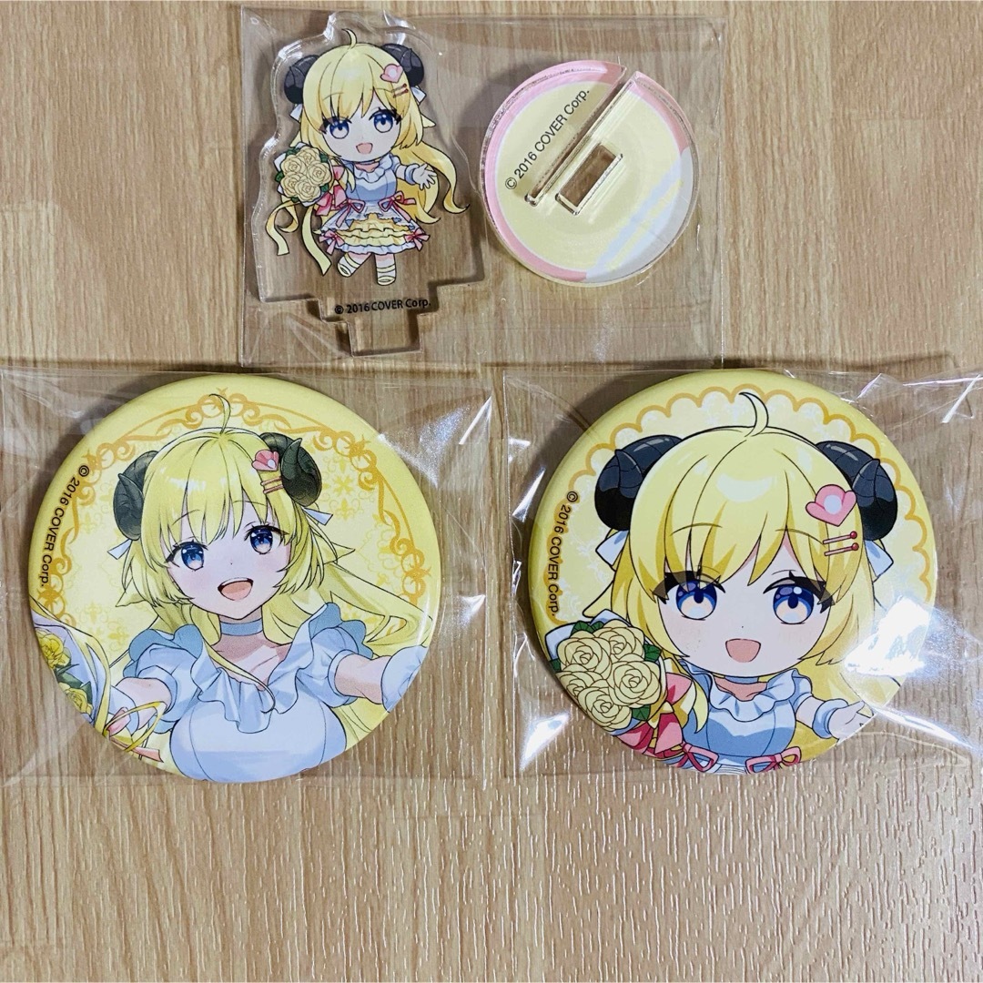 hololive - 5点セット 角巻わため アクリルスタンド 缶バッジ