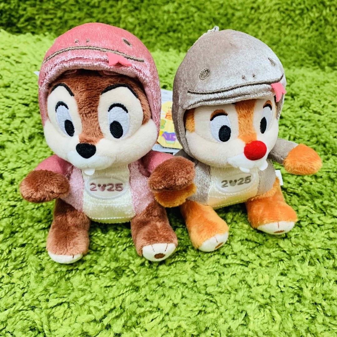チップ&デール - ディズニー 干支 ぬいぐるみバッジ 2025 チップと
