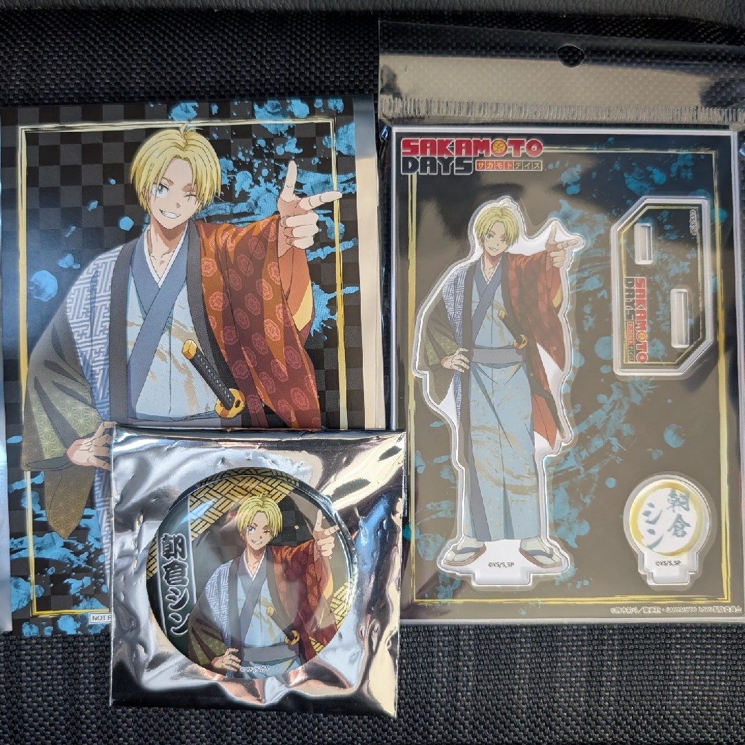 サカモトデイズ サカデイ ドンキ コラボ 朝倉シン アクスタ 缶バッジの