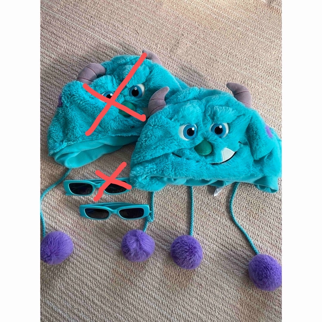 ディズニー ファンキャップ モンスターズインク サリー マフラー