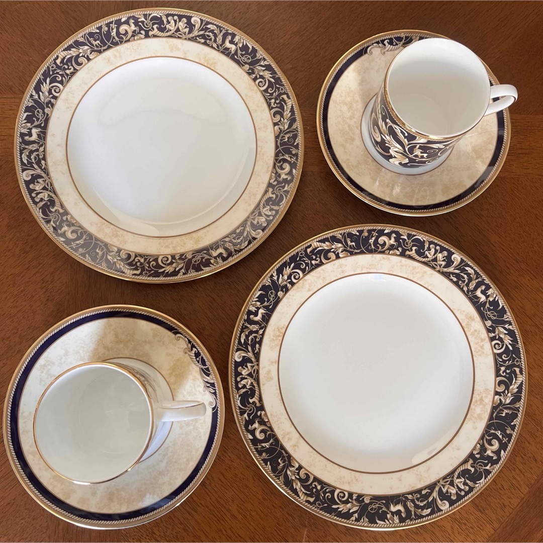 WEDGWOOD - 【レア美品】ウェッジウッド☆コーヌコピア☆トリオ ペアの