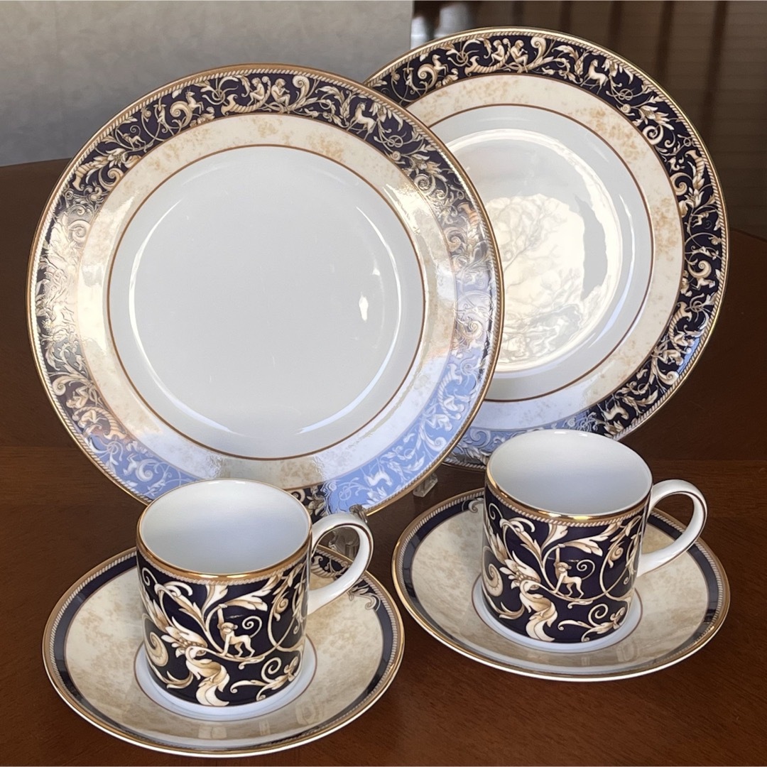 WEDGWOOD - 【レア美品】ウェッジウッド☆コーヌコピア☆トリオ ペアの