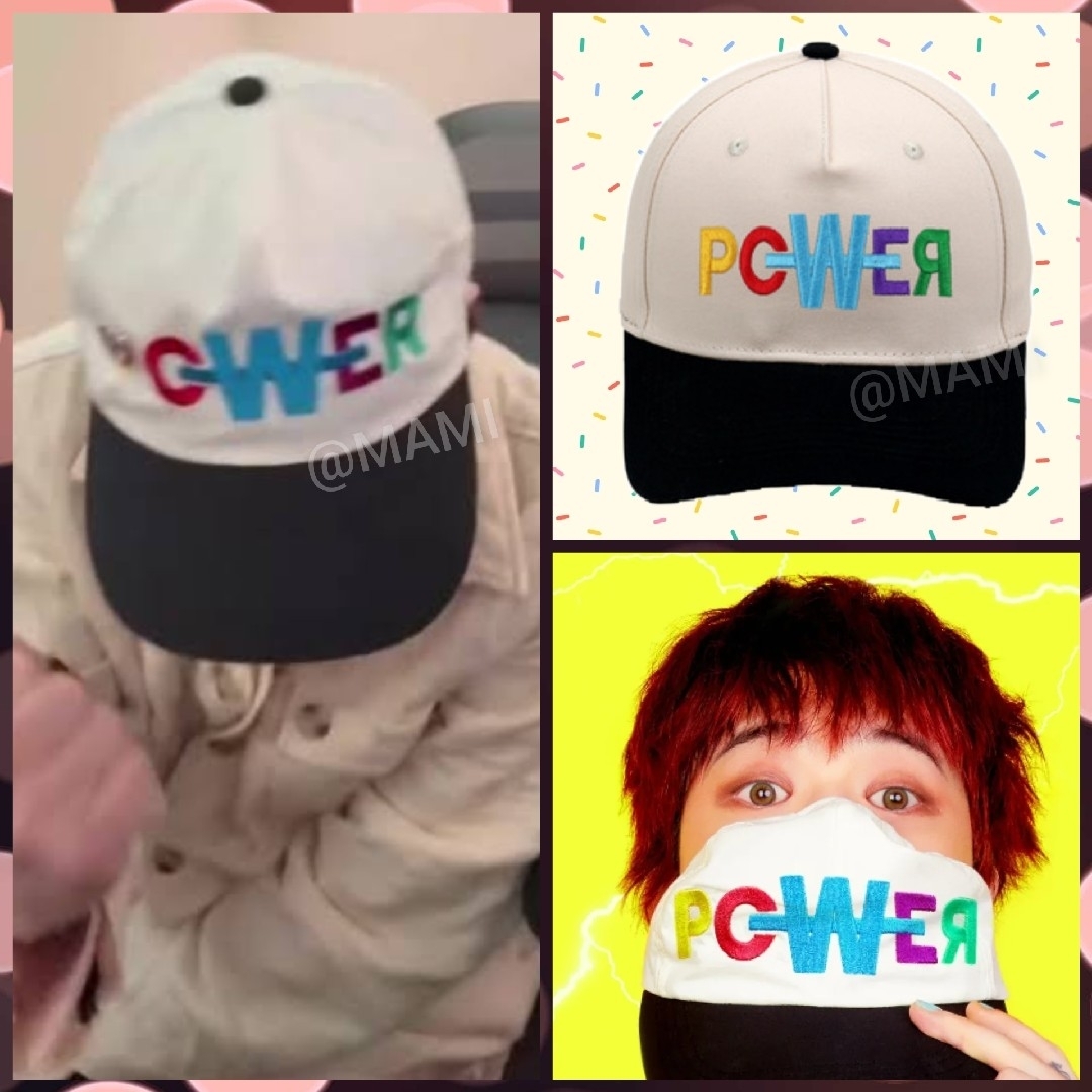 PEACEMINUSONE - 🩷G-DRAGON POWER キャップ /黒🩷 パワー 帽子 野球帽