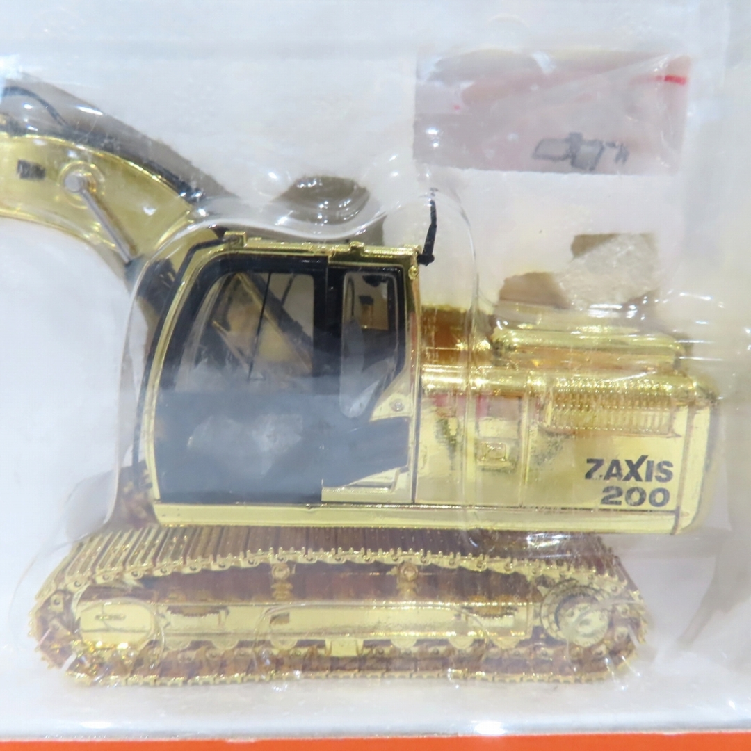 K09-Z03 未開封 希少 HITACHI 日立建機 1/50 ZAXIS200 ゴールド 油圧
