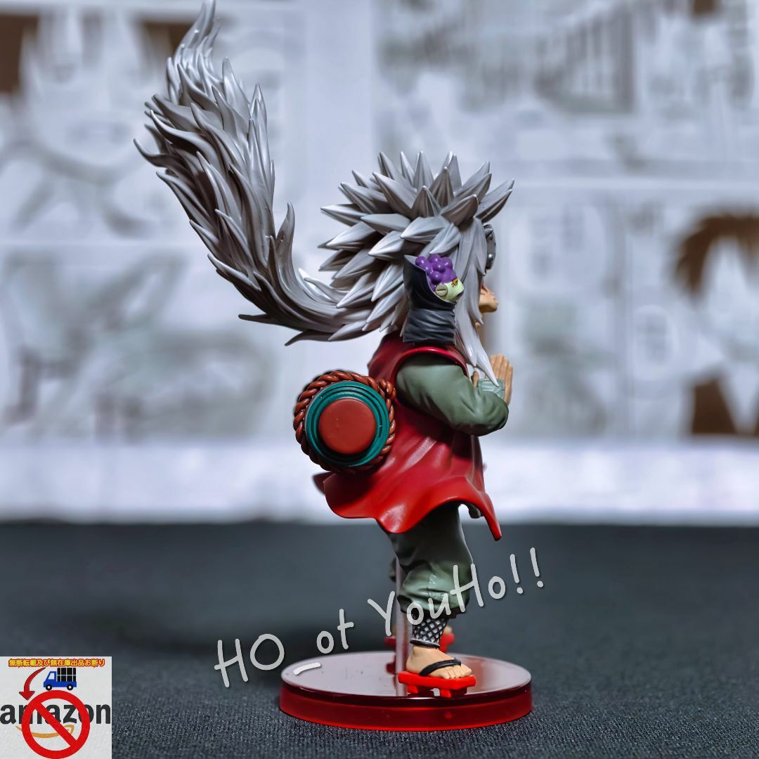 ナルト 疾風伝 フィギュア 自来也 ジライヤ 仙人モードの通販 by HO_ot