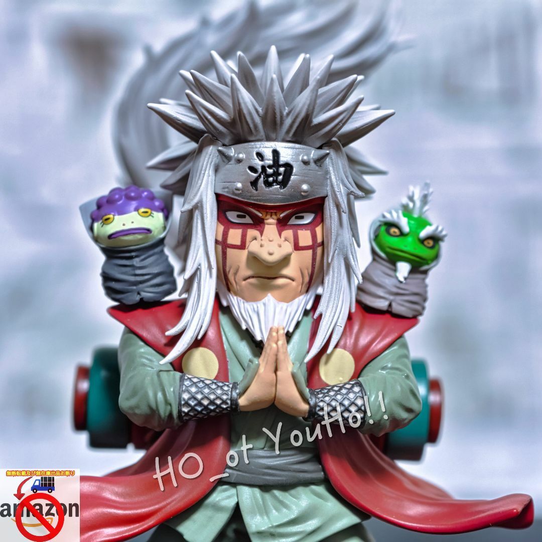 ナルト 疾風伝 フィギュア 自来也 ジライヤ 仙人モードの通販 by HO_ot