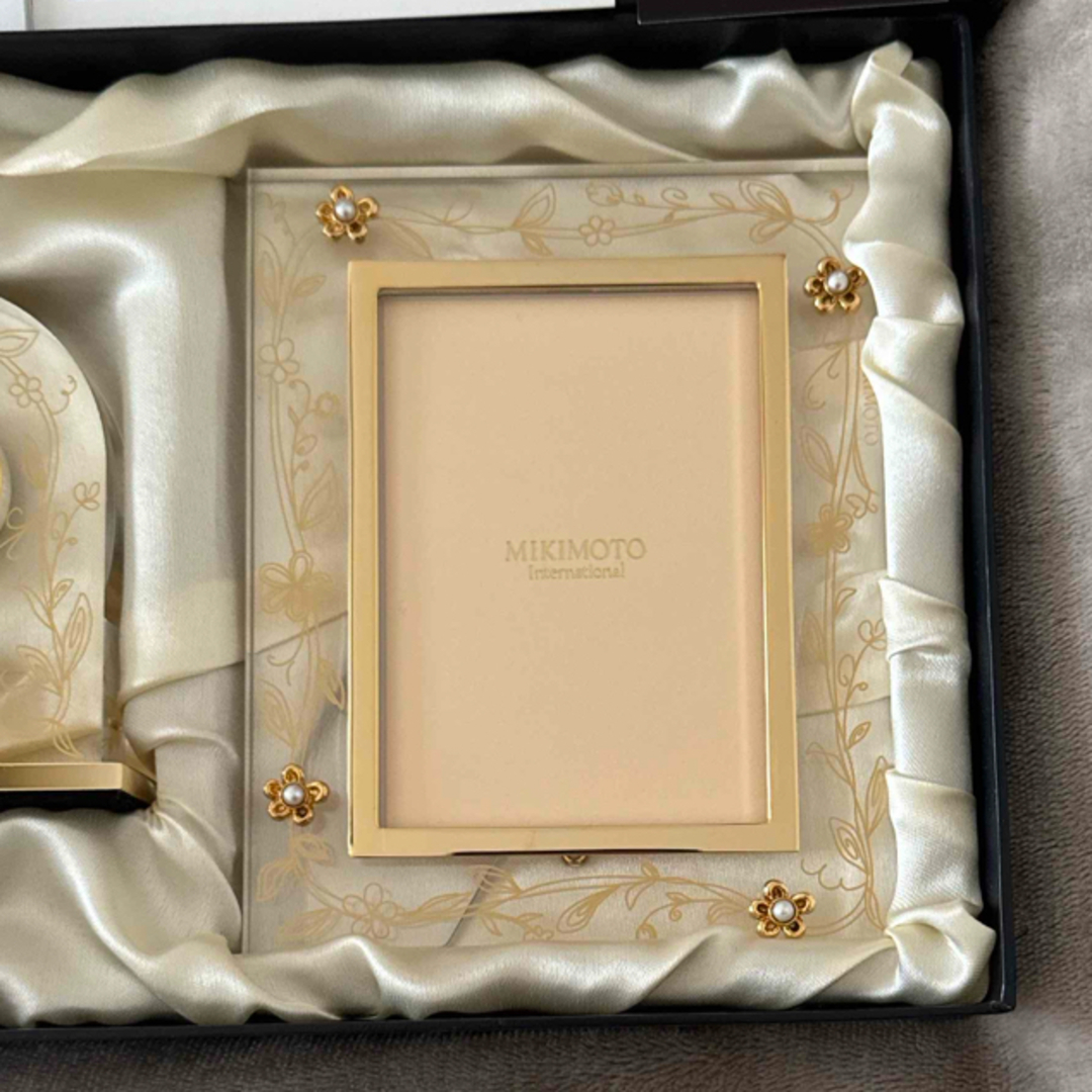 MIKIMOTO - JJ様専用‼️ミキモト 新品未使用 置き時計 写真立ての