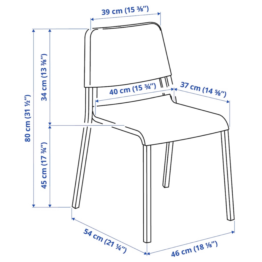 IKEA - TEODORES テオドレス オレンジ（廃盤色） IKEA ダイニング
