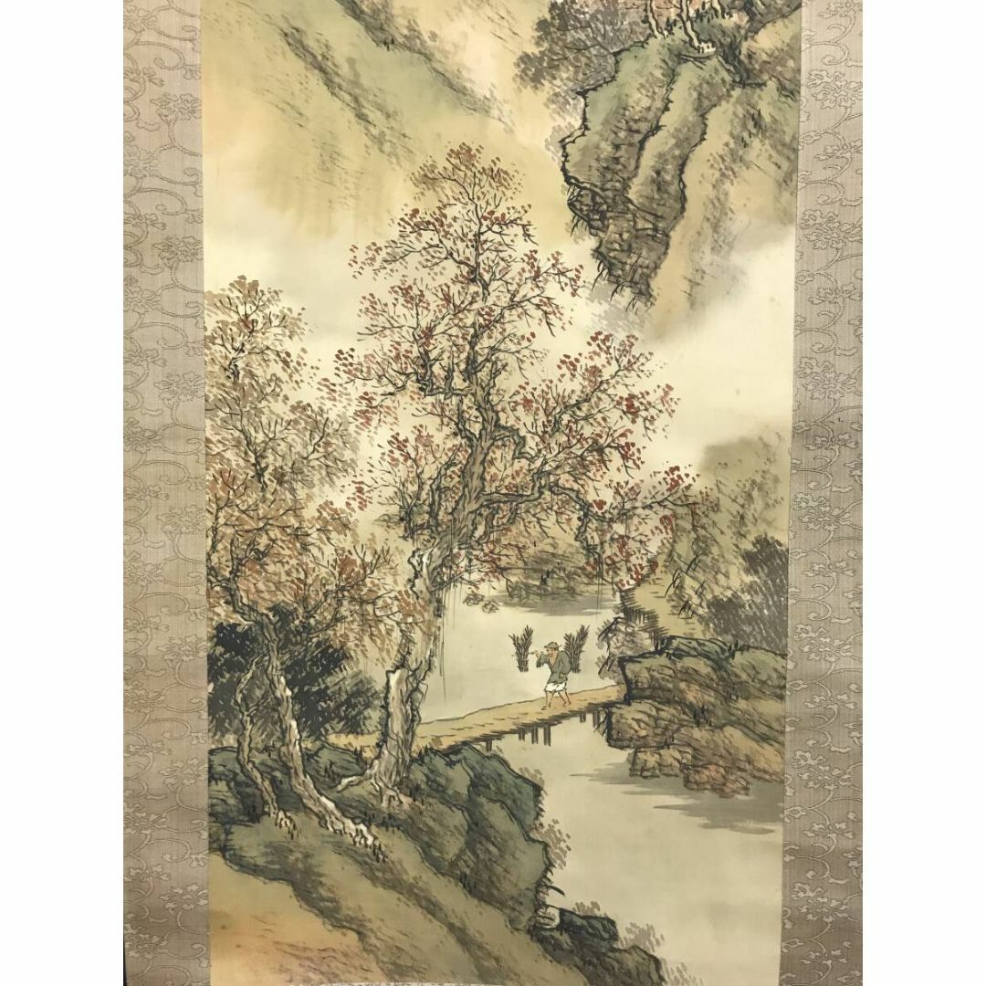 ブラン&ミミ様専用）真作/伊藤寛城/蓬莱春色/秋渓帰樵/掛軸☆宝船☆AI