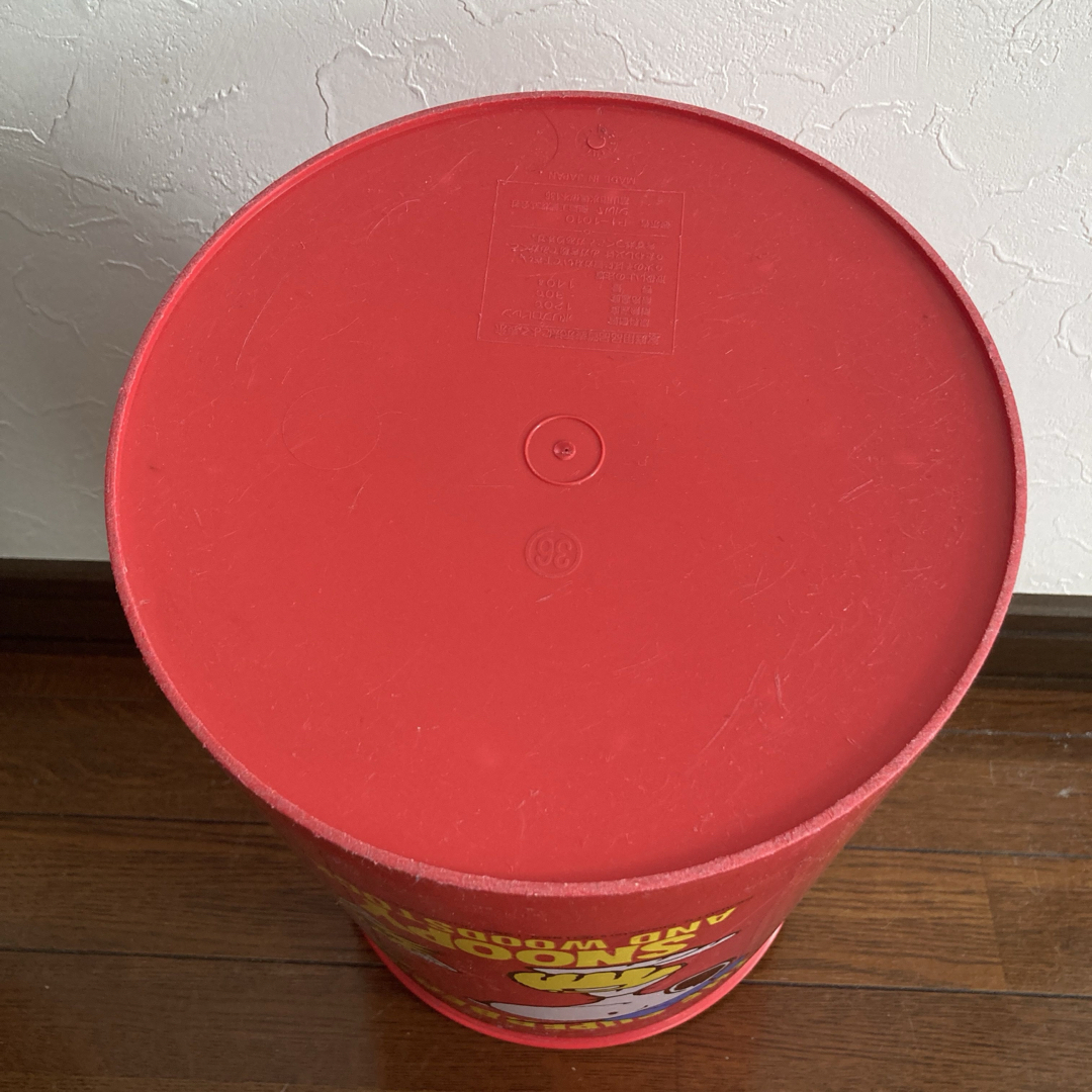SNOOPY - スヌーピー 昭和レトロ ゴミ箱 ダストボックス PEANUTS