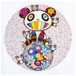 カイカイキキ - Zingaro 村上隆 版画 春の日の幸せ パンダの親子 ED100