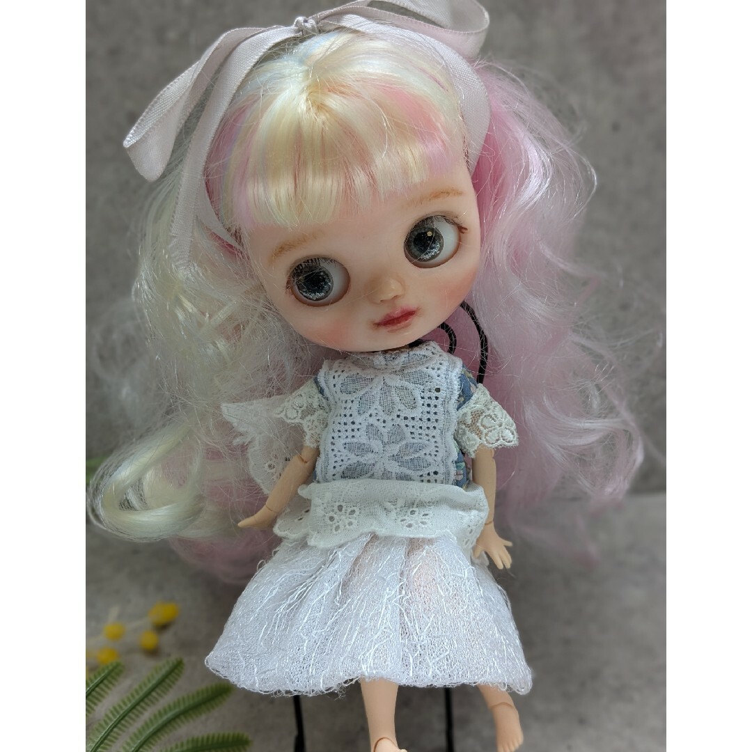 ❀カスタムアイシードール ❀ミディちゃん✴ドレス花冠付き ❀カスタム