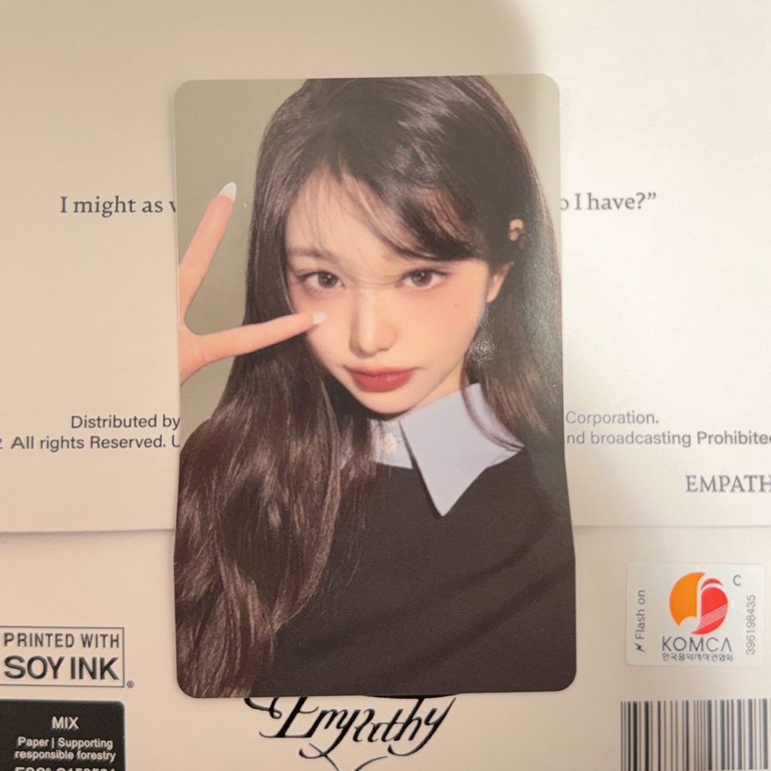 IVE - IVE ウォニョン トレカ empathy デジパック digipackの通販 by
