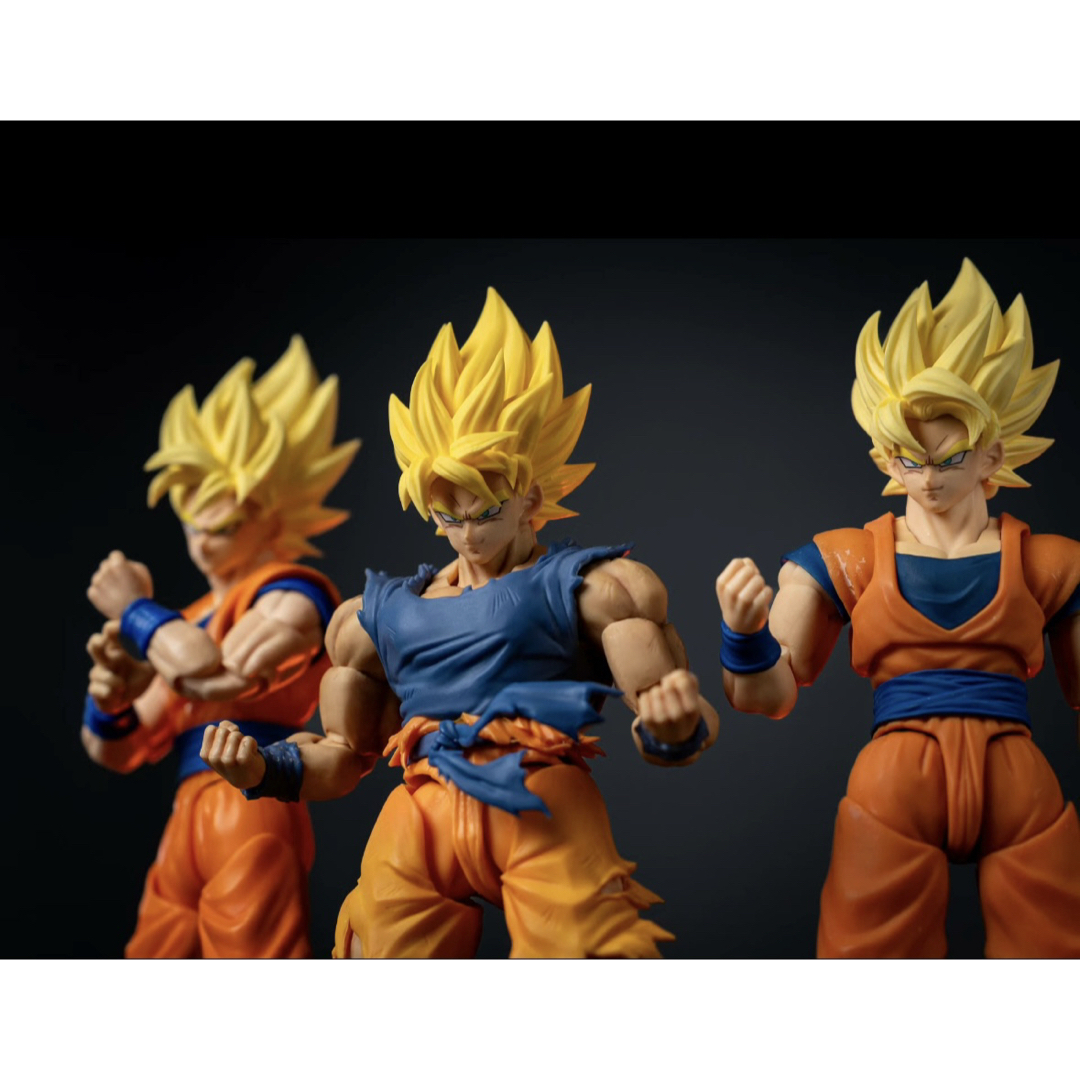 S.H.Figuarts用 孫悟空 スーパーサイヤ人 カスタムヘッドパーツの通販