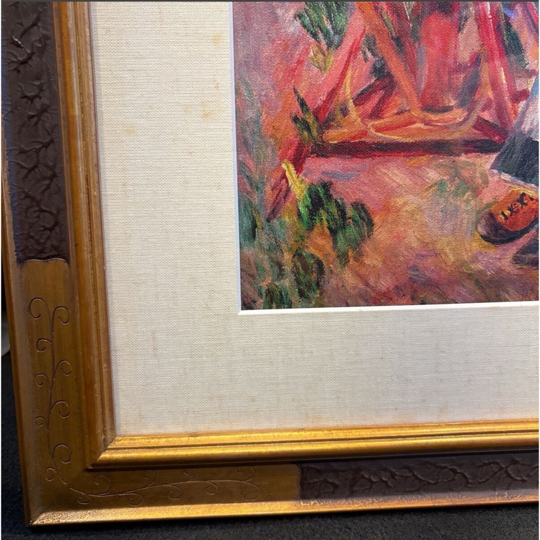 立体複製画 ルノアール 『庭にて』 絵画 額装の通販 by ミニー☆プロフ