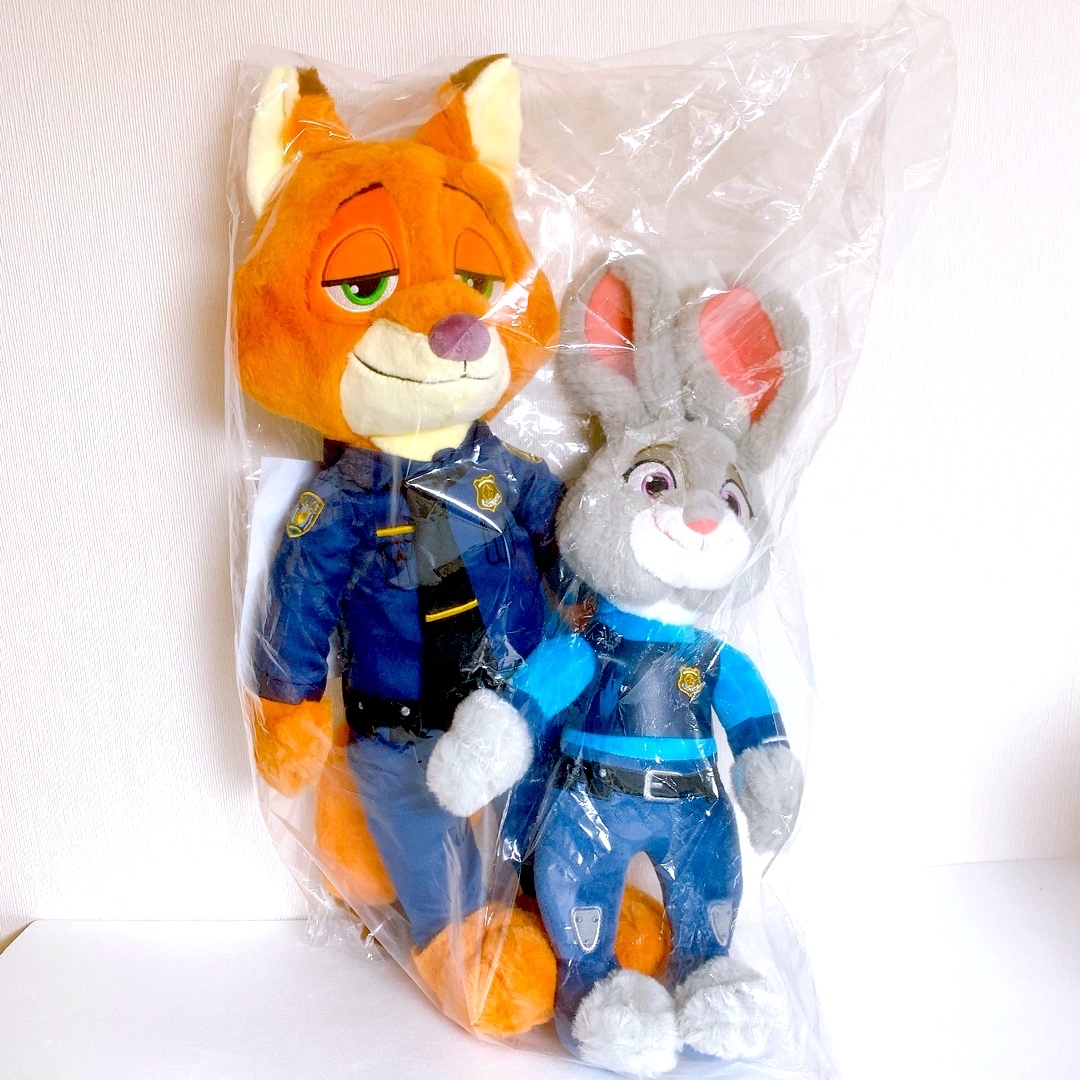 Disney - ズートピア happyくじ Last賞 ニック&ジュディ ぬいぐるみの