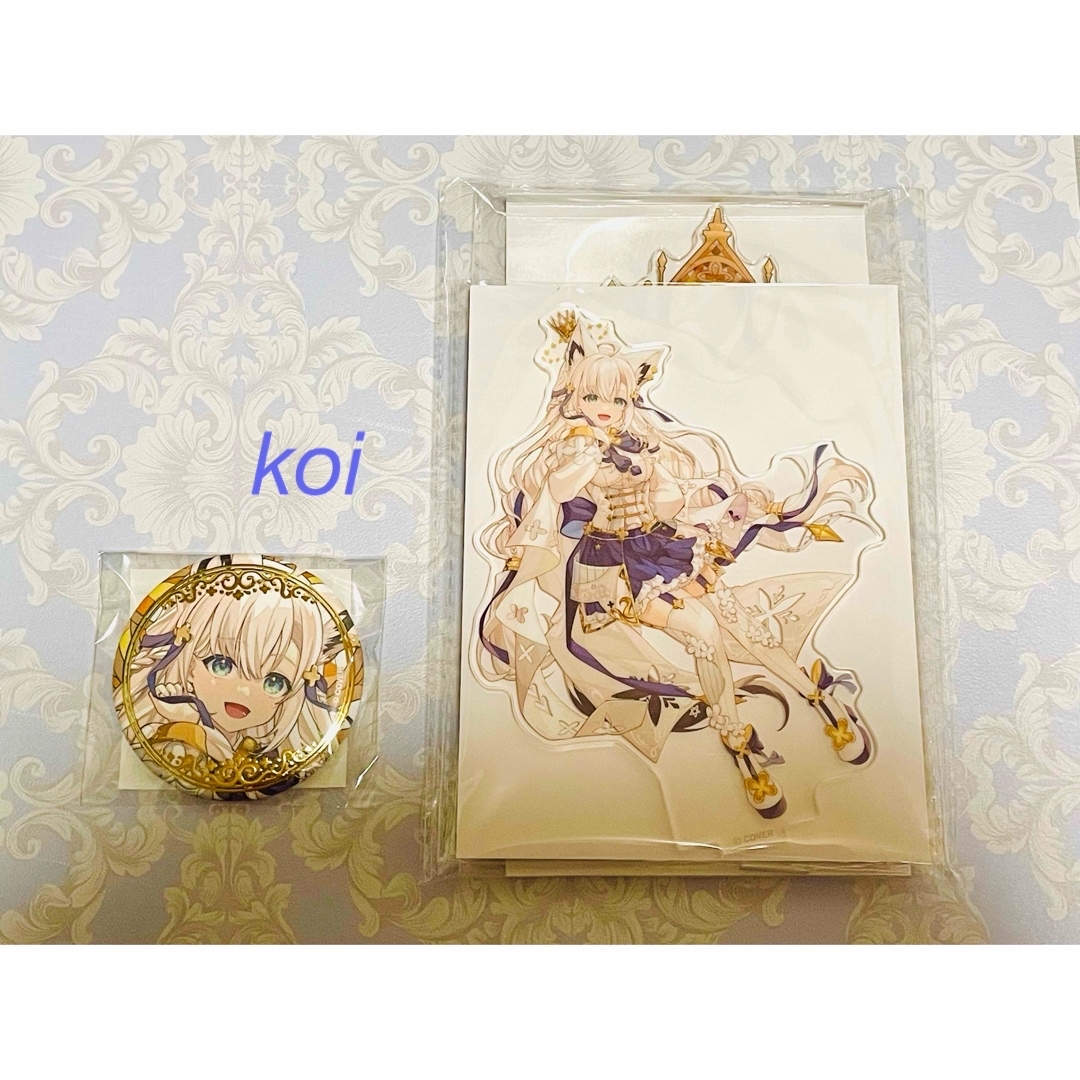 ホロライブ 白上フブキ 「黄昏の王」アクリルスタンド 缶バッジの通販