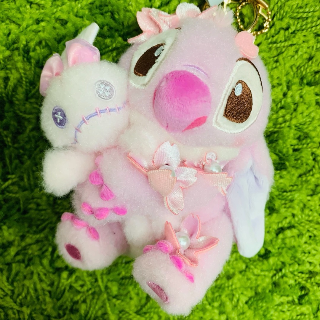 Disney - スティッチ スクランプ ぬいぐるみキーチェーン2025 サクラ