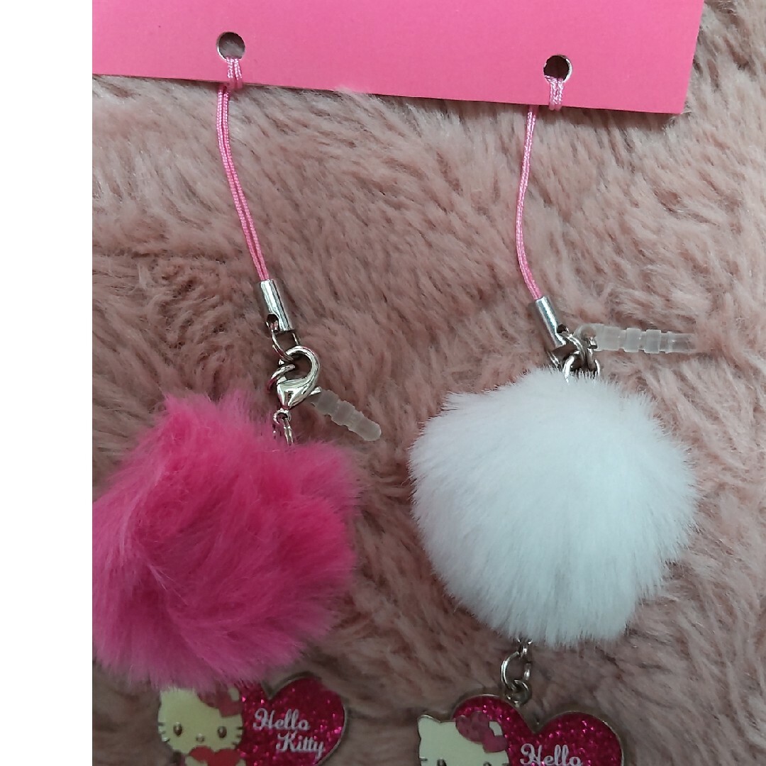 ハローキティ - キティ、ストラップ、根付け、2個セット、USJ限定