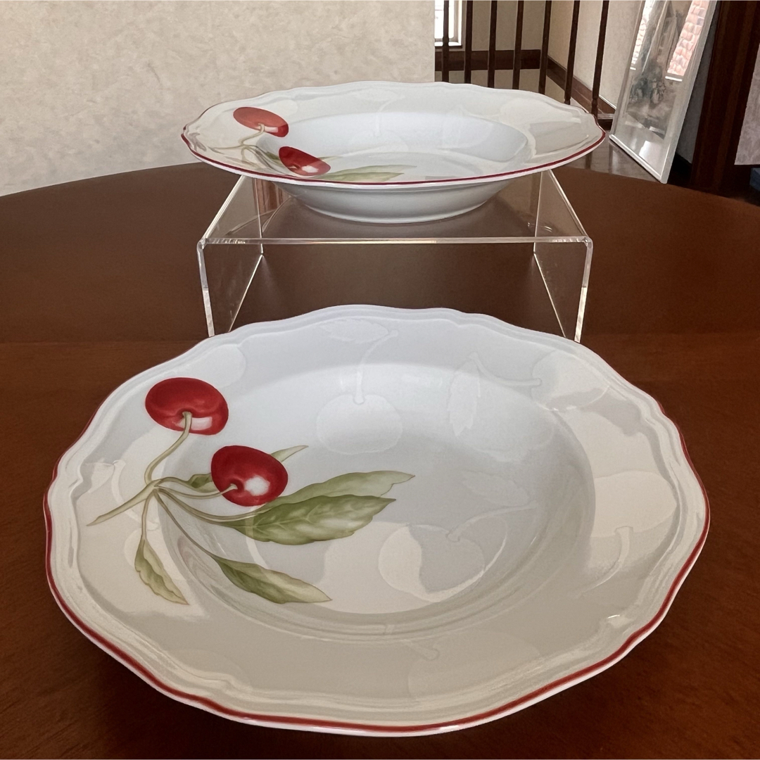 Richard Ginori - リチャードジノリ☆アンティコチェリー☆深皿 2枚の