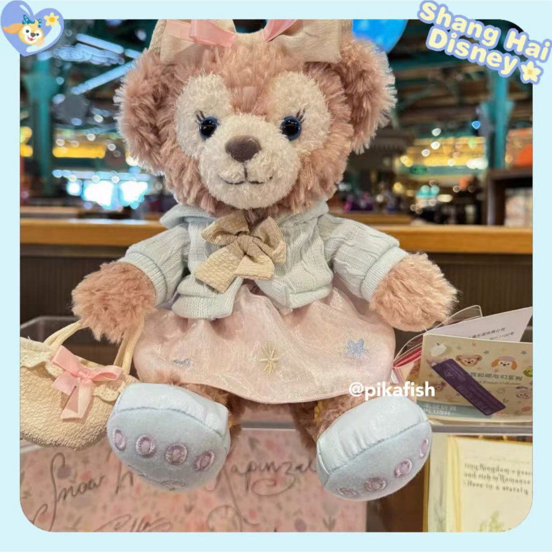 写真子発送️上海ディズニー ダッフィーシェリーメイぬいぐるみss
