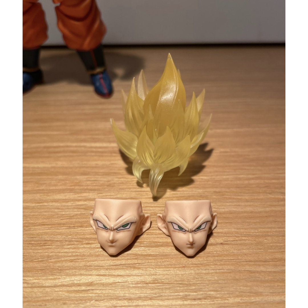 S.H.Figuarts用 孫悟空スパーサイヤ人2 ヘッドパーツ クリアの通販 by