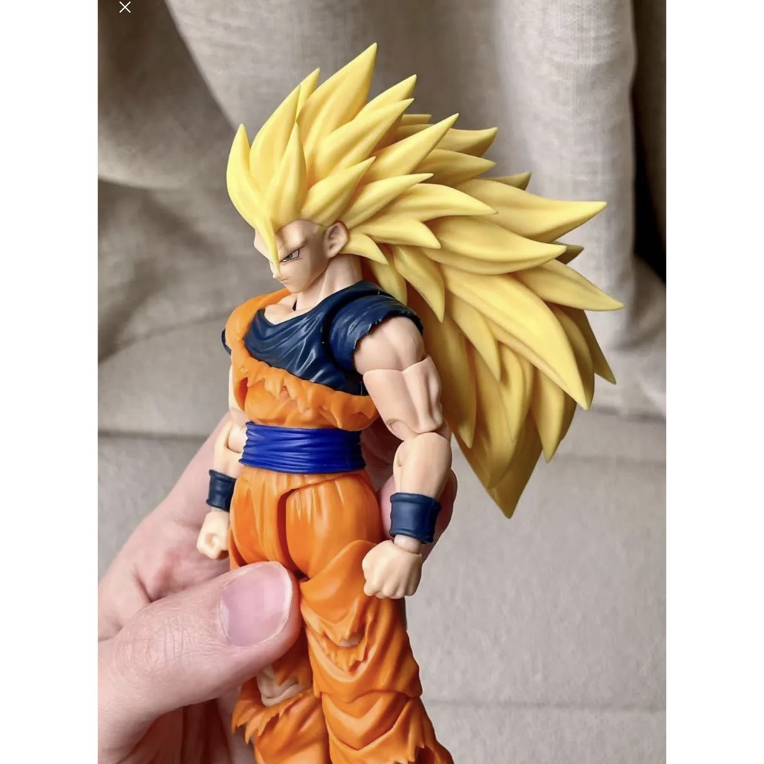 激レア S.H.Figuarts用 スーパーサイヤ人3孫悟空カスタムヘッドの通販