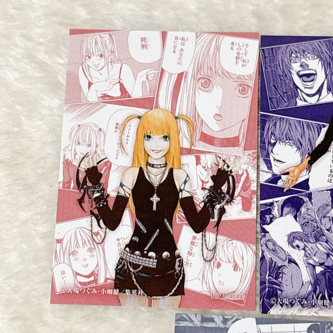 DMMくじ デスノート 購入特典 イラストカード 全7種 コンプリート