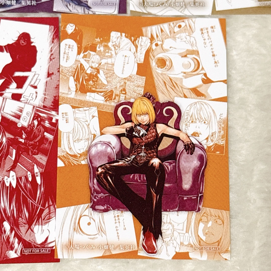 DMMくじ デスノート 購入特典 イラストカード 全7種 コンプリート