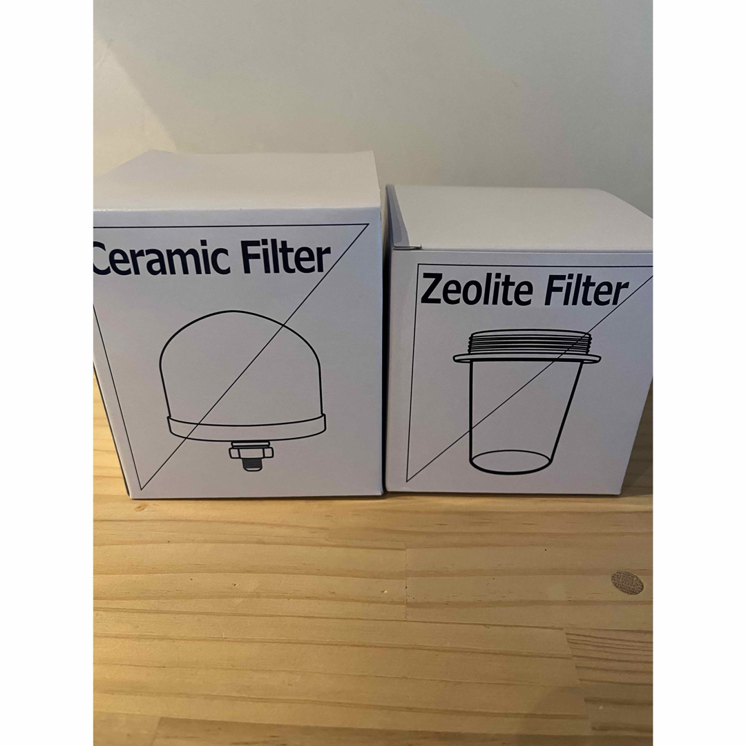 クラブエコウォーター セラミックフィルターとゼオライトフィルター